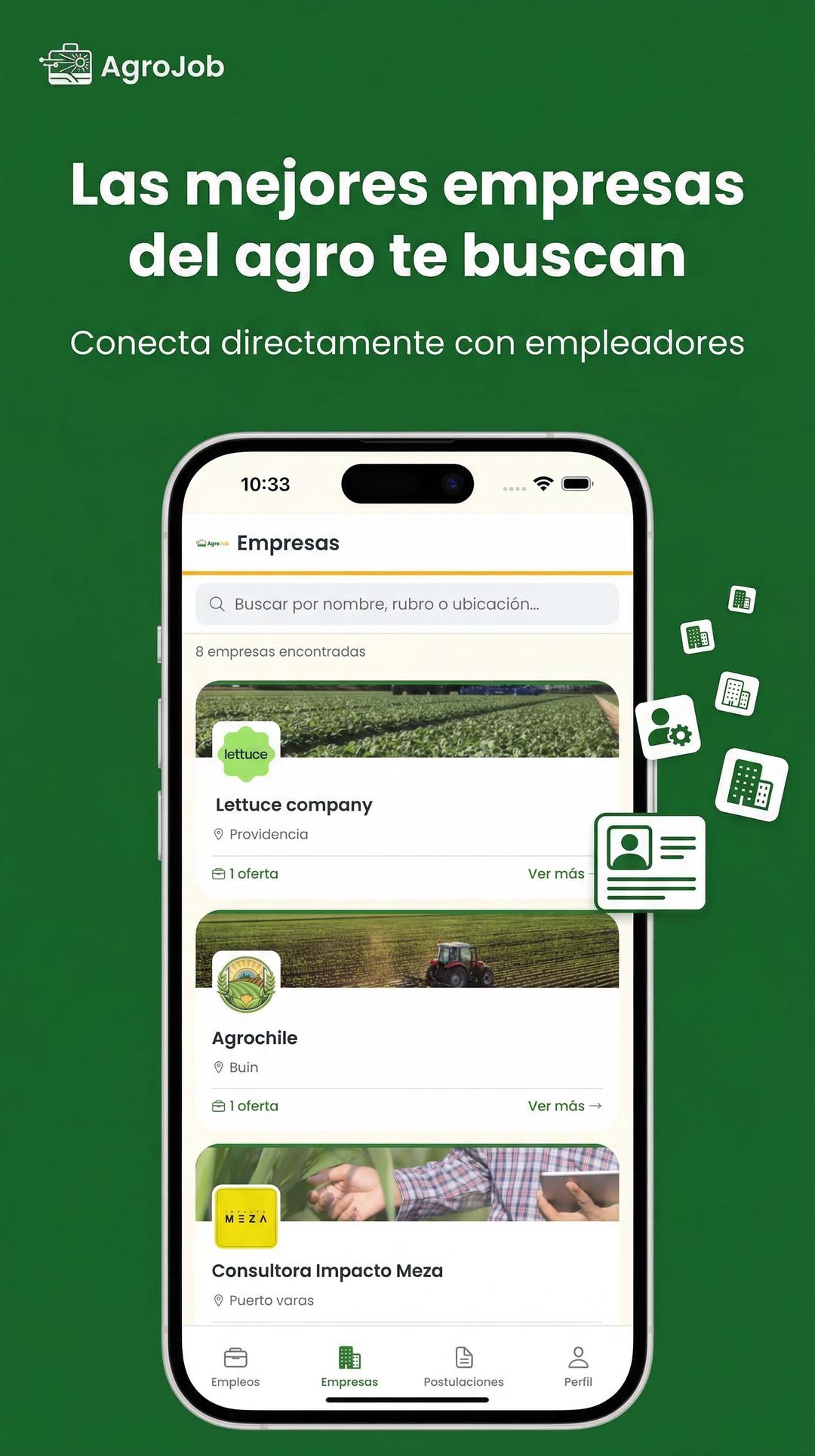 Búsqueda de empleo agrícola en AgroJob